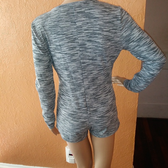 Ladies long sleeve sleepwear romper - Picture 5 of 8